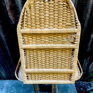 Vintage Wall Shelf Wicker